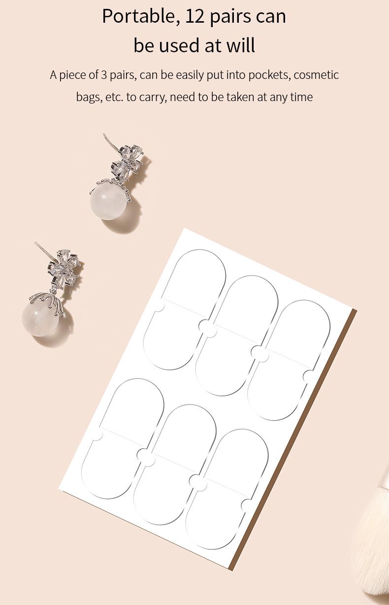 FaSoLa Elf Ear Stickers - Magic Stickers for Flat Ears to Transform into Protruding Ears, Fixing Stickers to Make Face Look Smaller, Correction Support Device