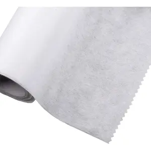Heavyweight Iron- Fusible Interfacing - Non-Woven Fabric Stabilizer, Approx. 79 Inches x 29.5 Inches, White