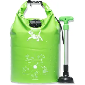 LARGE Portable Washing Machine - Off-Grid Laundry System, High Capacity Manual Clothes Washer with Plunger, No Power Needed, for Camping, RV, Travel