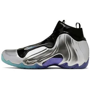 Nike Air Flightposite China Hoop Dreams Street Dance Basketball Shoes Unisex Metallic Silver Limited Edition Verifiable, with credentials and supporting global authentication