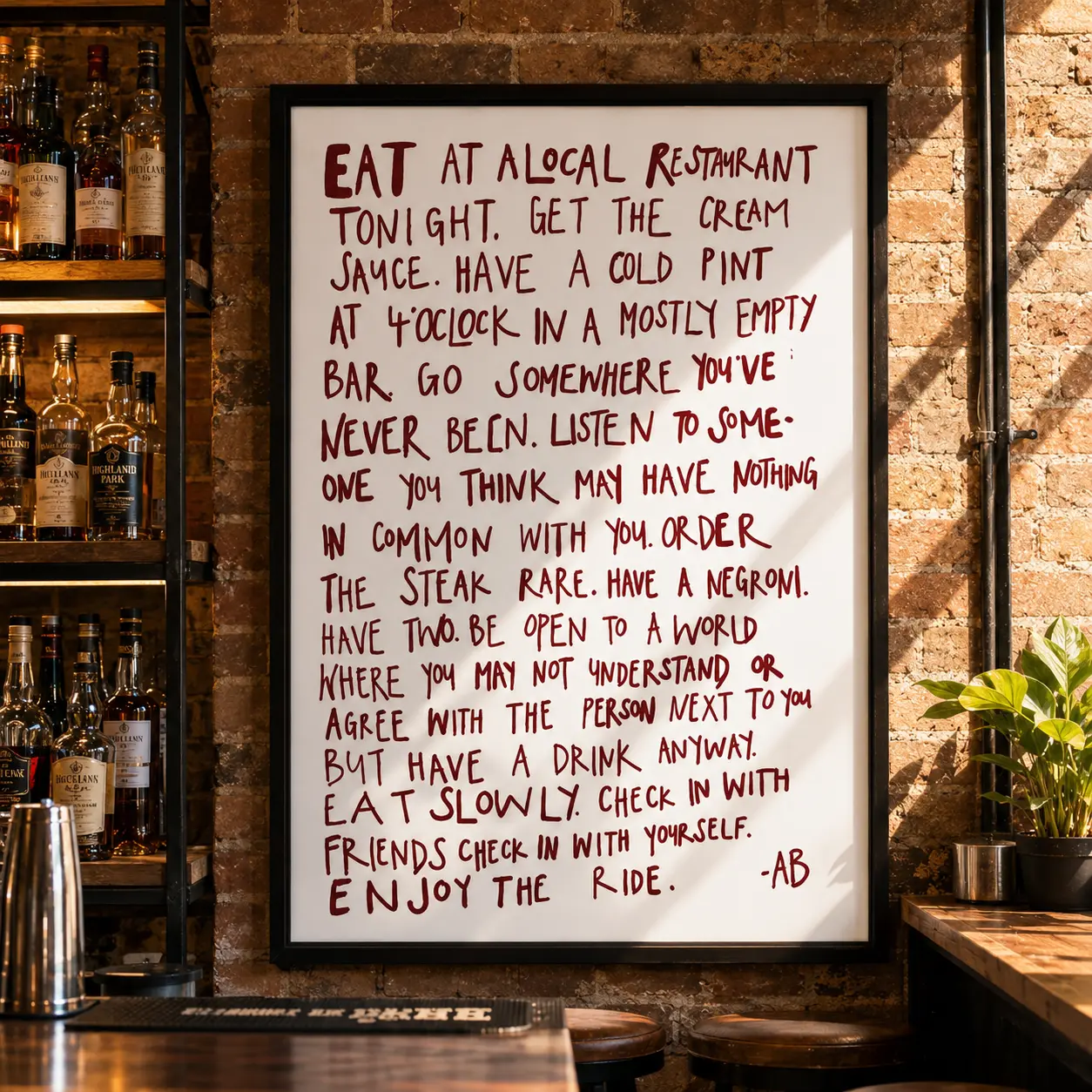 Vintage Chef Quote Canvas Wall Art Poster, Kitchen Decor, Restaurant Bar Wall Art, Food Lover Gift, Local Restaurant Quote Print, Dining Room Cafe Decor, Foodie Gift, Culinary Wall Art, Modern Farmhouse Kitchen Poster, Apartment Bistro Decor, Home Gift