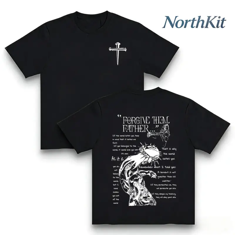 Men Christian T Shirt with Crown of Thorns Jesus Graphic Short Sleeve Breathable Fabric Crewneck Casual Menswear God Faith Inspired Religious Tee Streetwear, Shortsleeve, Jesus T Shirts, Loose Fit, Streetwear Faith, Day, Pairs With Jeans, Shorts, And Jack
