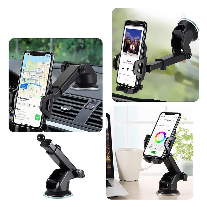 Universal Phone Mount, Dashboard & Windshield Suction Cup Cellphone Holder for iPhone Samsung, Google, All Smartphones Accessories Grip Stand