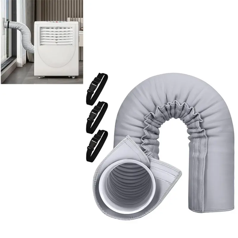 Portable Air Conditioner Exhaust Tube Insulation Sleeve, Anti-Backflow Condensation Soft Tubing Protector, Aircon Accessories, 1 Piece Set