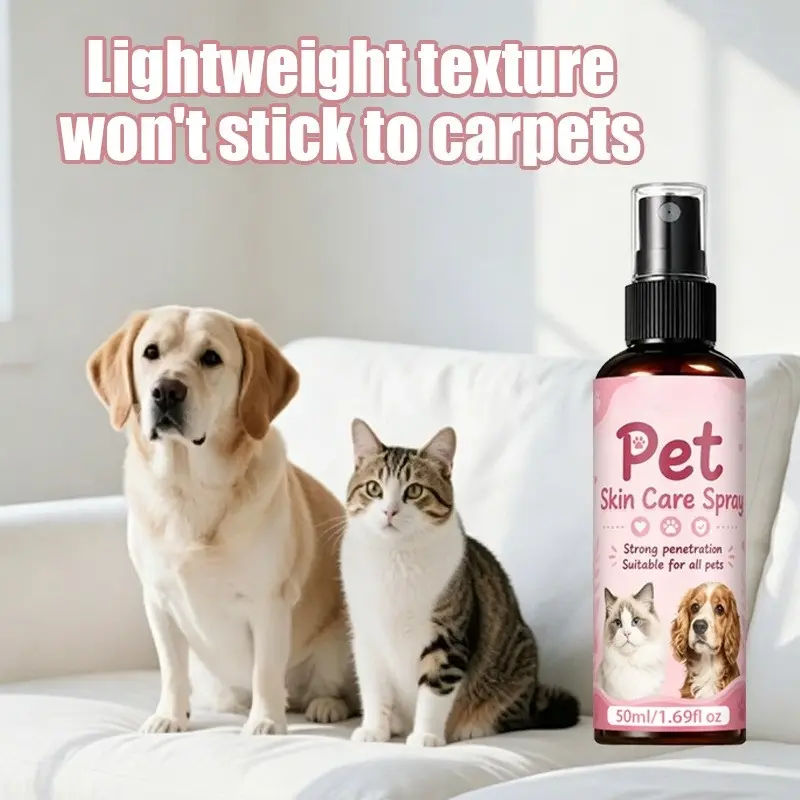 Pet paw protection and odor removal cleaning spray, suitable for cats and dogs, helps keep paws soft, very suitable for outdoor walking, hiking, running, suitable for all seasons, easy to use, no greasy residue