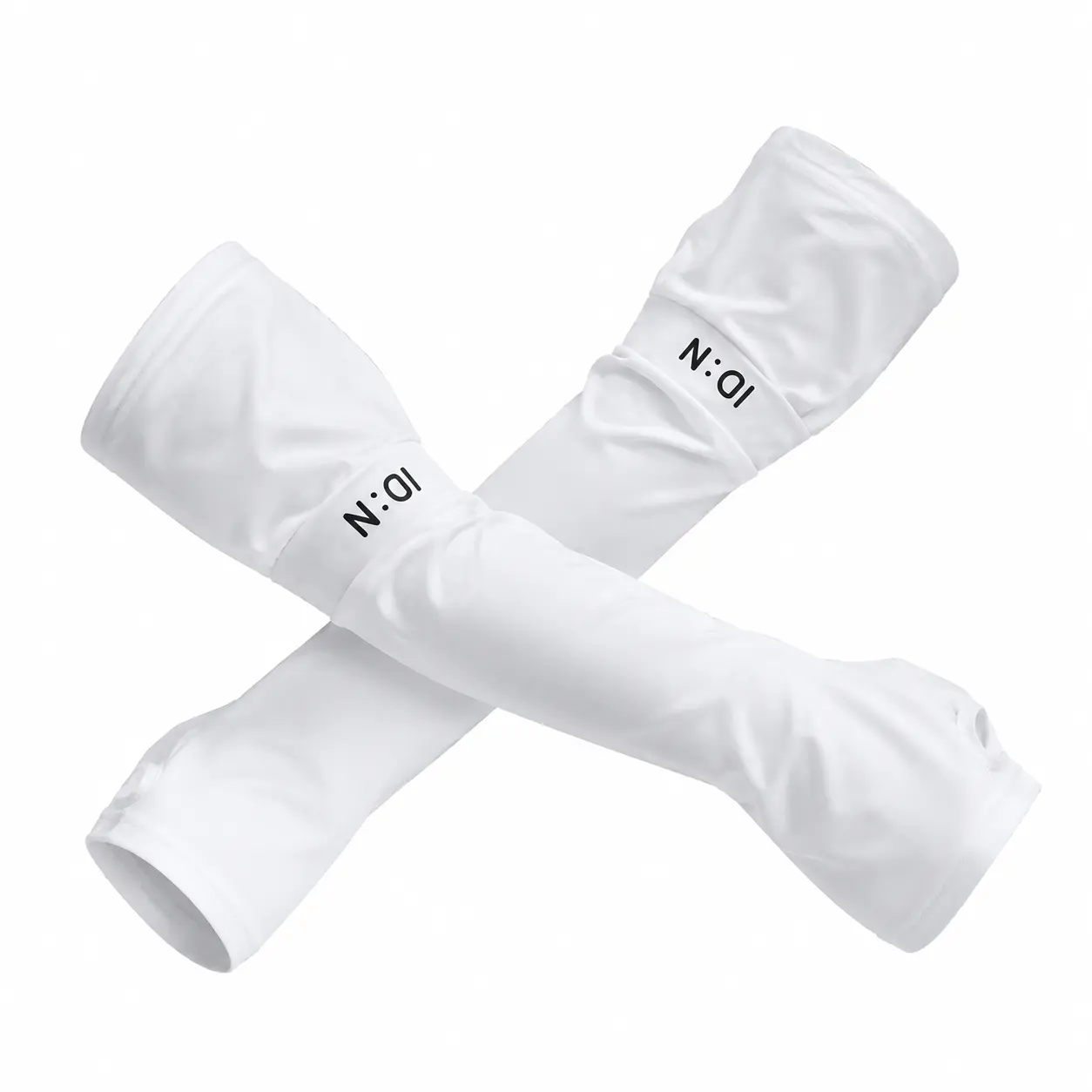 UV-Protective Ice Silk Arm Sleeves - Lightweight, Breathable, Long Sleeve Sun-Blocking Covers for Cycling/Hiking, Outdoor Wear, 2-Pairs Set