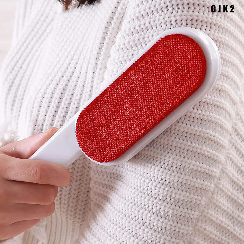 Lint Remover Brush, Double‑Sided Static Clothes Lint Brush, Reusable Pet Hair Remover for Clothing, Sofa, Furniture