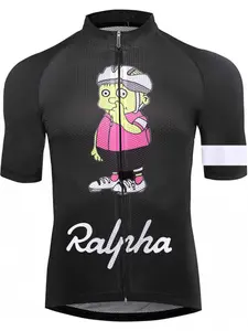 Professional Cycling Sportswear, Breathable Windproof Sweat-Wicking Zipper Short Sleeve Top, Unisex S-Type Fashion Design