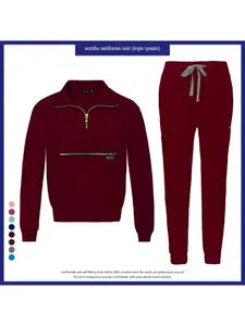 Long Sleeve Beautician Work Suits Health Check Nursing Clothes Hospital Scrubs Uniform Women Sets Spa Uniforms