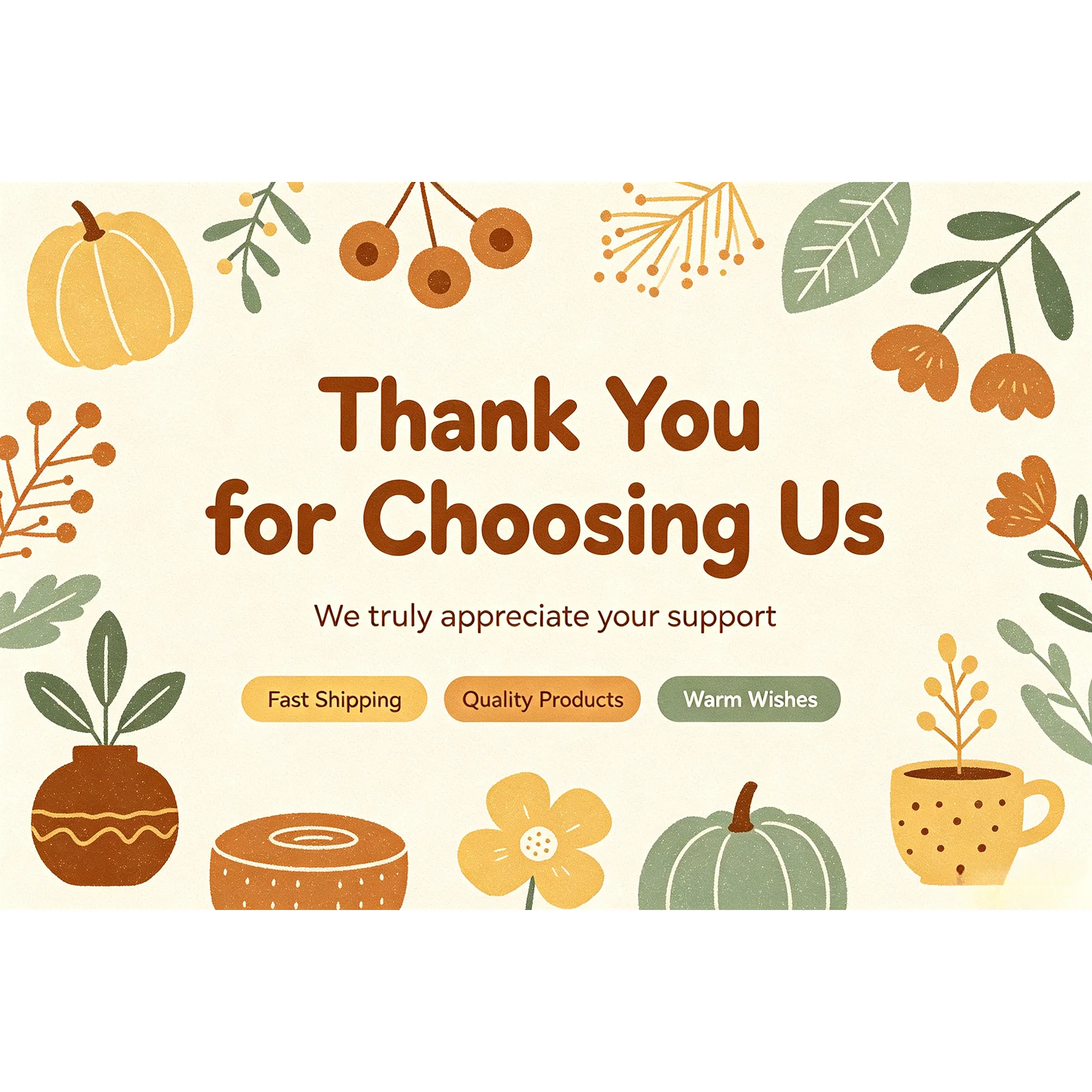 Sincere thanks to the buyer