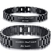 Personalized Couple Bracelet Customized Couple Bracelets Set Mutual Attraction Custom Name Relationship Bracelet Personalized Gift for Men Women  Valentine's Day gift