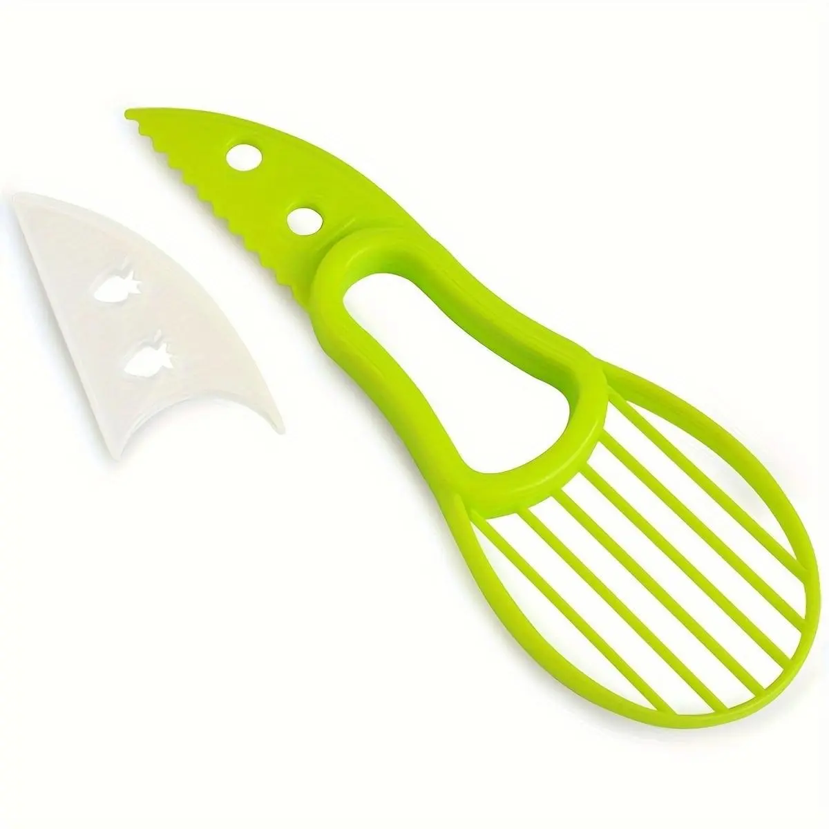 1pcs 2 in 1 Avocado Slicer Pitter Cutter, Multifunctional Avocado Peeler Corer Splitter, Kitchen Fruit Cutting Tool
