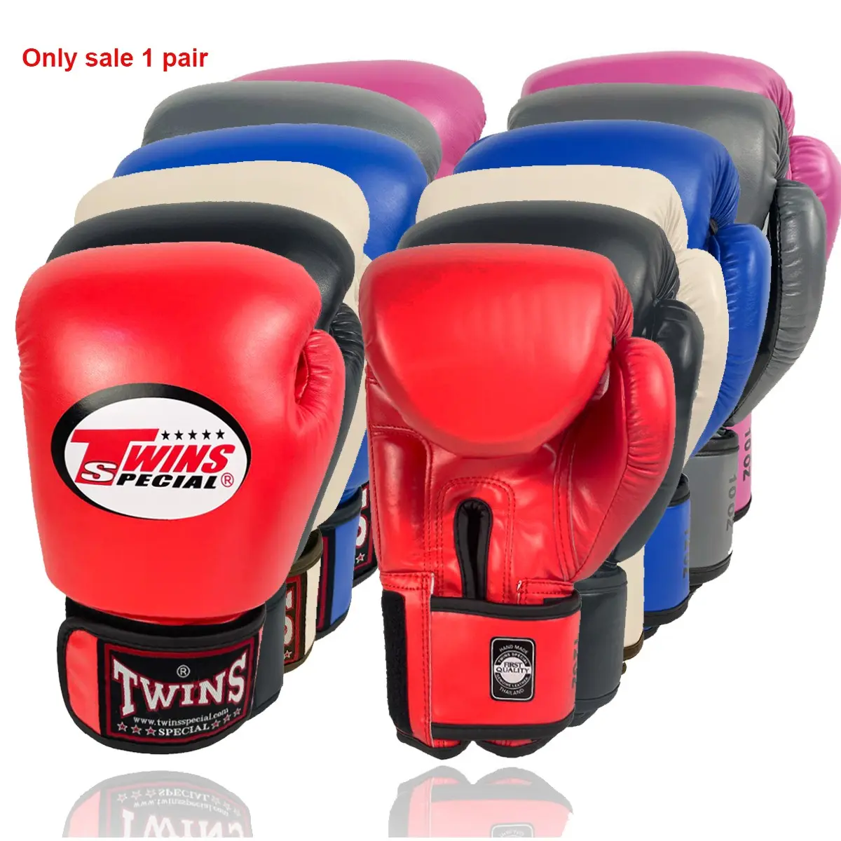 Classic PU Boxing Gloves for Muay Thai, Kickboxing, Mma, Karate; Training Hand Wraps/pads; 8-16 Ounces; 6 Colors Available