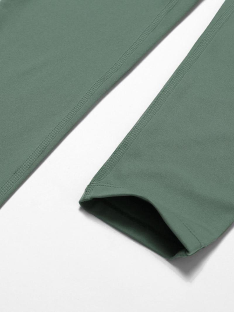 Women's Solid Zip Up Long Sleeve Sports Jumpsuit, Casual Sporty Comfy Jumpsuit for Yoga Gym Workout, Ladies Sportswear for All Seasons, All Season Activewear