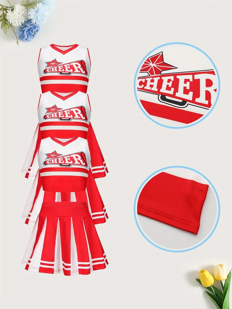 body shaper woman Three-Pack Children's Cheerleading Uniforms Rugby Cheerleading Captain Includes POM-POM Competition Cheers exercise pants stretchy workout sport fitted fitness training Body Resistance Bands Full women sets Dress Shorts