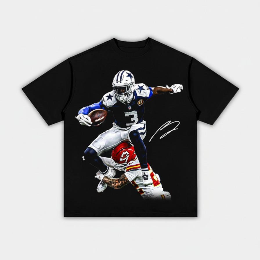 # Georgee Pickens Graphic T-Shirt Football Cotton Trendy Casual Soft Crewneck Tee