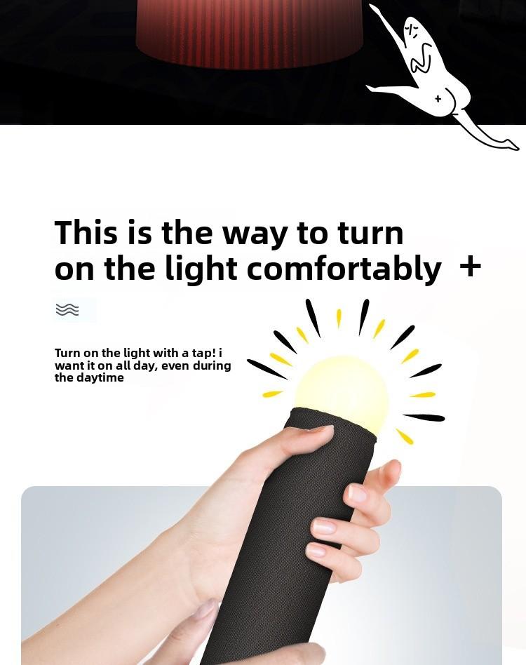 Rechargeable night light from Douyin Store, creative bedside lamp, suitable for bedroom sleep ambiance, fun table lamp, birthday gift