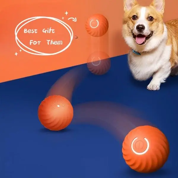 Dog Rubber Ball Chew Toy - Bite-Resistant, Ideal for Puppy Training dogaccessories(Pet Supplies Accessory)