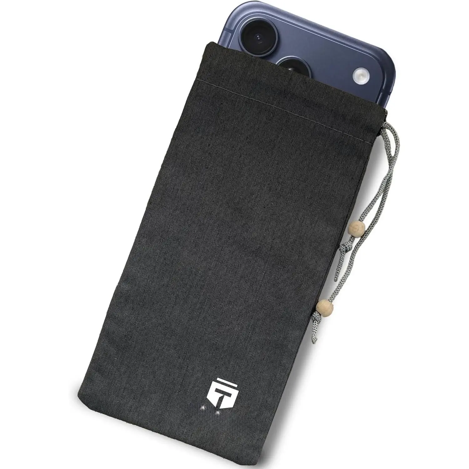 EMF Shield Sleeve for Cell Phone - EMF Protection Smartphone Pouch - Anti EMP Bag - Signal Blocking Case for  EMP 5G RFID Black