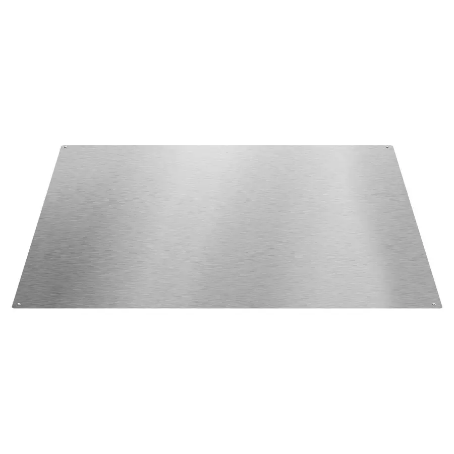 VEVOR 30" x 30" Stainless Steel Backsplash for Stove, Ultra Flat Splatter Guard, Wall Shield Range Hood Backsplash, Easy Clean Kitchen Wall Metal Panel, Pre-Drilled Holes for Easy Installation, Silver