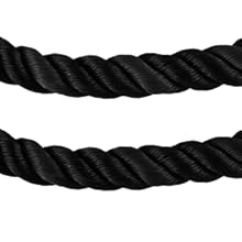 Deluxe Tricep Rope Pull Down Cable, 27 & 36 Inch Rope Length, Easy to Grip & Non-Slip Cable Attachment for Gym Workout Exercise