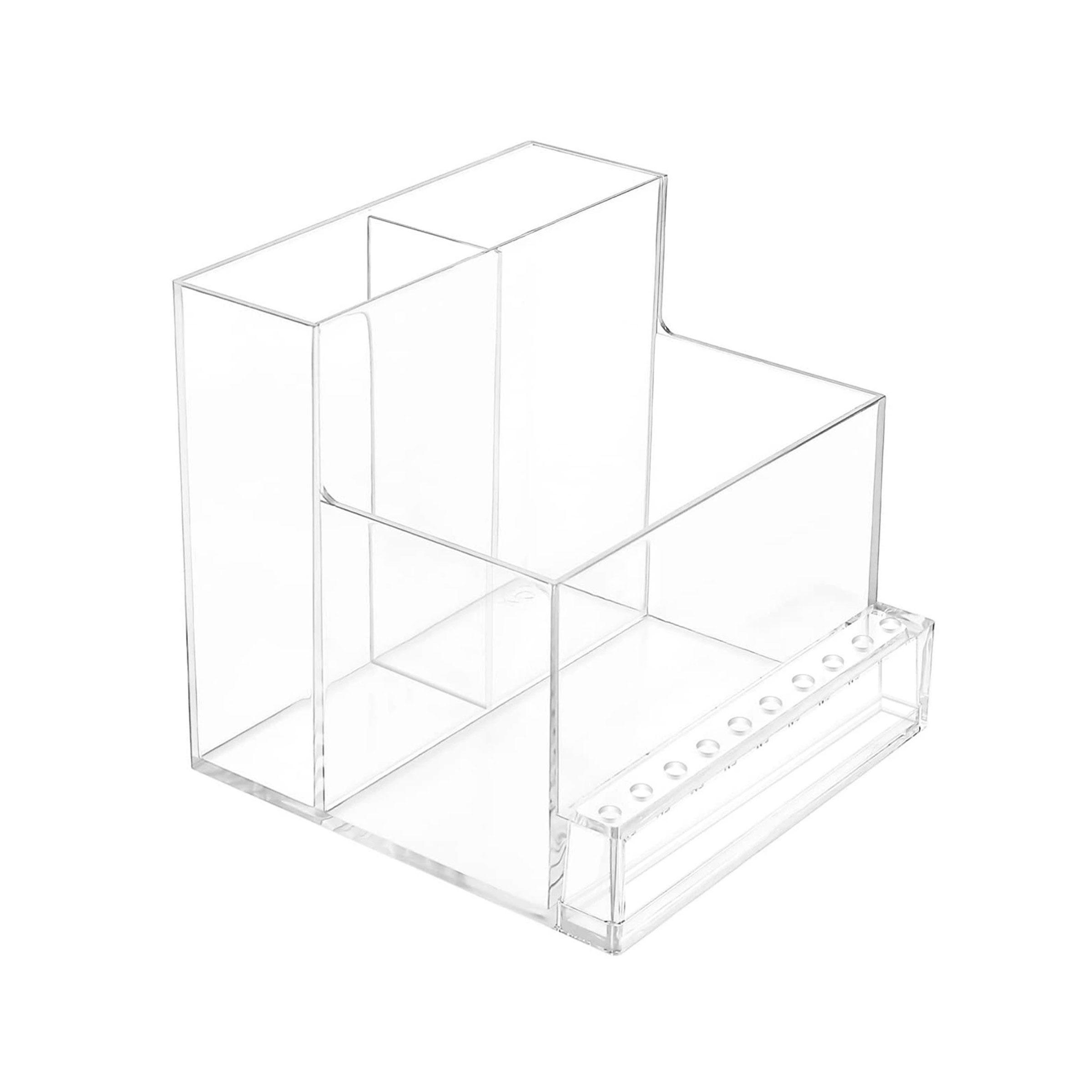 Nail Art Tool Storage Box, Multi-grid Nail Art Tool Organizer, Portable Nail Art Tool Storage Box for Home & Salon Use, Multifunctional Storage Bin