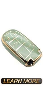 Key Fob Cover Compatible with Jeep Gladiator Wrangler Wagoneer Flip 4 Buttons TPU Remote Keyless Key Fob Case Protection Shell Accessories, White Key Fob Cover Compatible with Jeep Gladiator Wrangler Wagoneer Flip 4 Buttons TPU Remote Keyless Key Fob Case Protection Shell Accessories, White