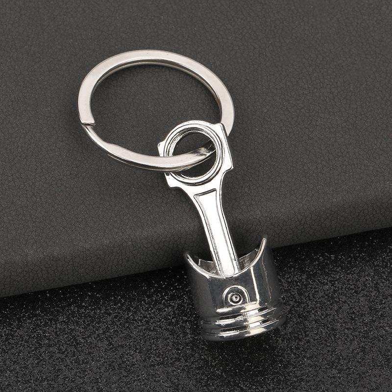 Car Engine Piston Keychain, Piston Keychain, Car Engine Keychain Decorative Accessories
