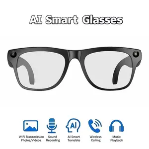 Smart Fashion Women's Smart Glasses With Camera Function, BT Calling Music Playback Translation Function Smart Glasses For Men