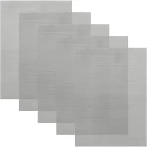 5 count Plastic Welding Mesh, 5.9 x 7.9 inch Reinforcing Stainless Steel Woven Wire Mesh,  Bumper Repair Wire Cloth Welding Kit for Window Screen Fireplace Nets