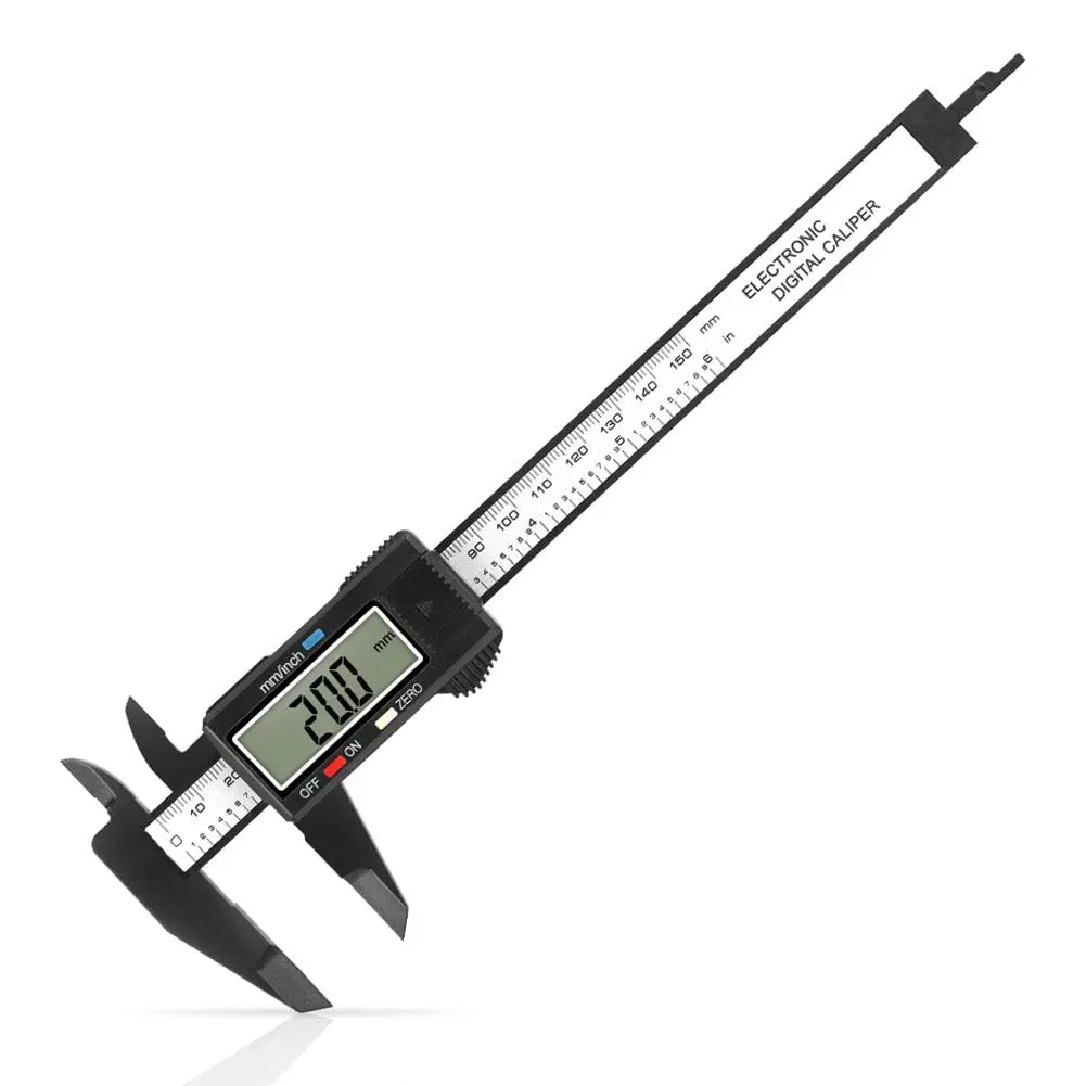 Digital Caliper,  0-6 inches Caliper with Large LCD Screen, Auto - Off Feature, Inch and Millimeter Conversion Measuring Tool, Perfect for Household/DIY Measurment, etc