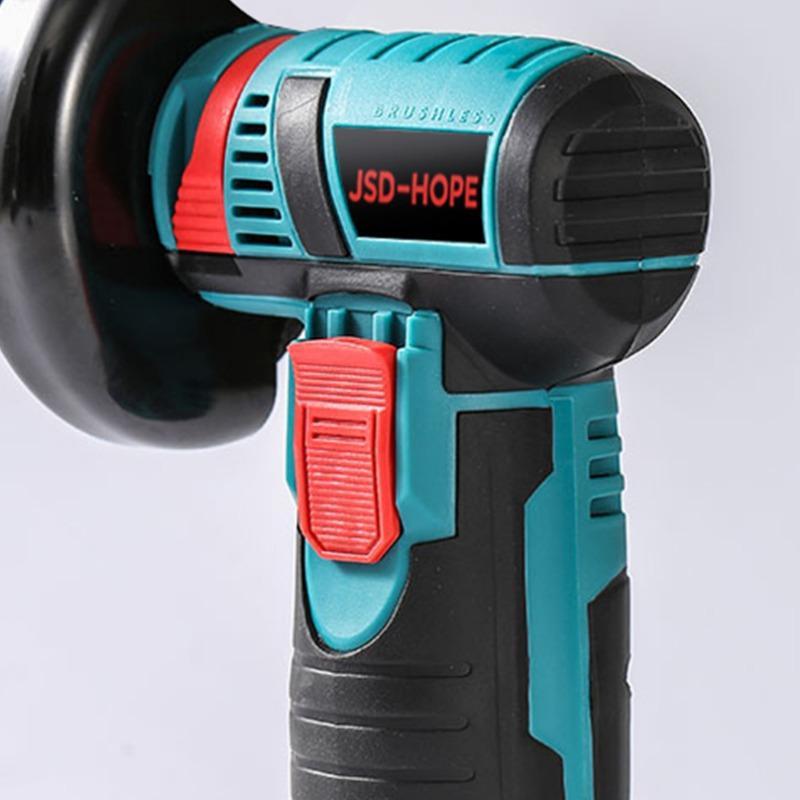 JSD-HOPE 12V Brushless Angle Grinder, Cordless Lithium Battery Grinder, Multifunctional Angle Grinder, Cutting Tool, Small Hand Grinder