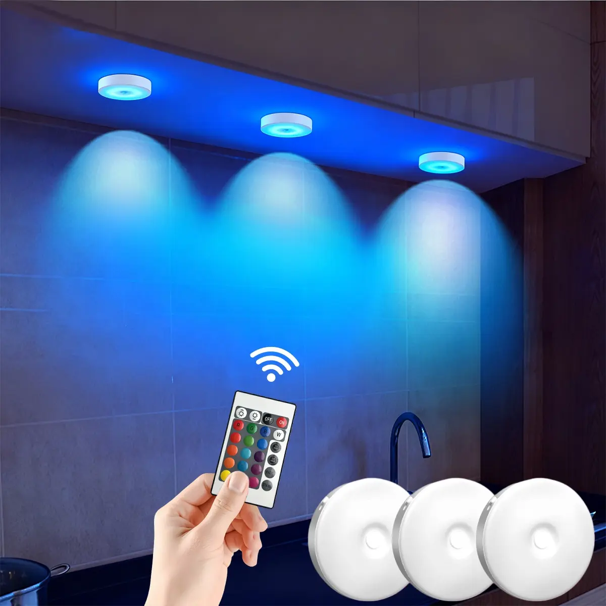 USB Magnetic RGB LED Decorative Light with Remote Control & Hill Projection Effect, 12 Color Modes, Dimmable Brightness & Timer Function, Christmas Home Decor, Magnetic Wall Light, Suitable for Bedroom, Corridor, Staircase #GLOBAL PICKS