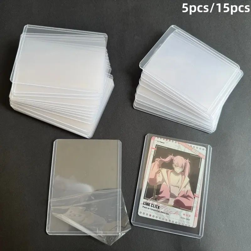 35pt Transparent Hard Card Case, PVC Trading Card Protector, Scratch-Resistant, Waterproof, Ideal for Baseball Cards, Sports Cards, Game Cards, TCG Card Protector