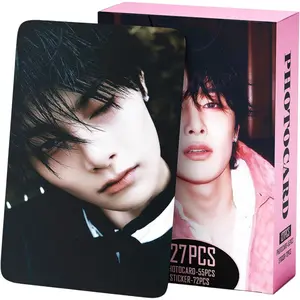 127 PCS Photocards Lomo Photo Cards Album Merch Gift for Boys and Girls (I.N)