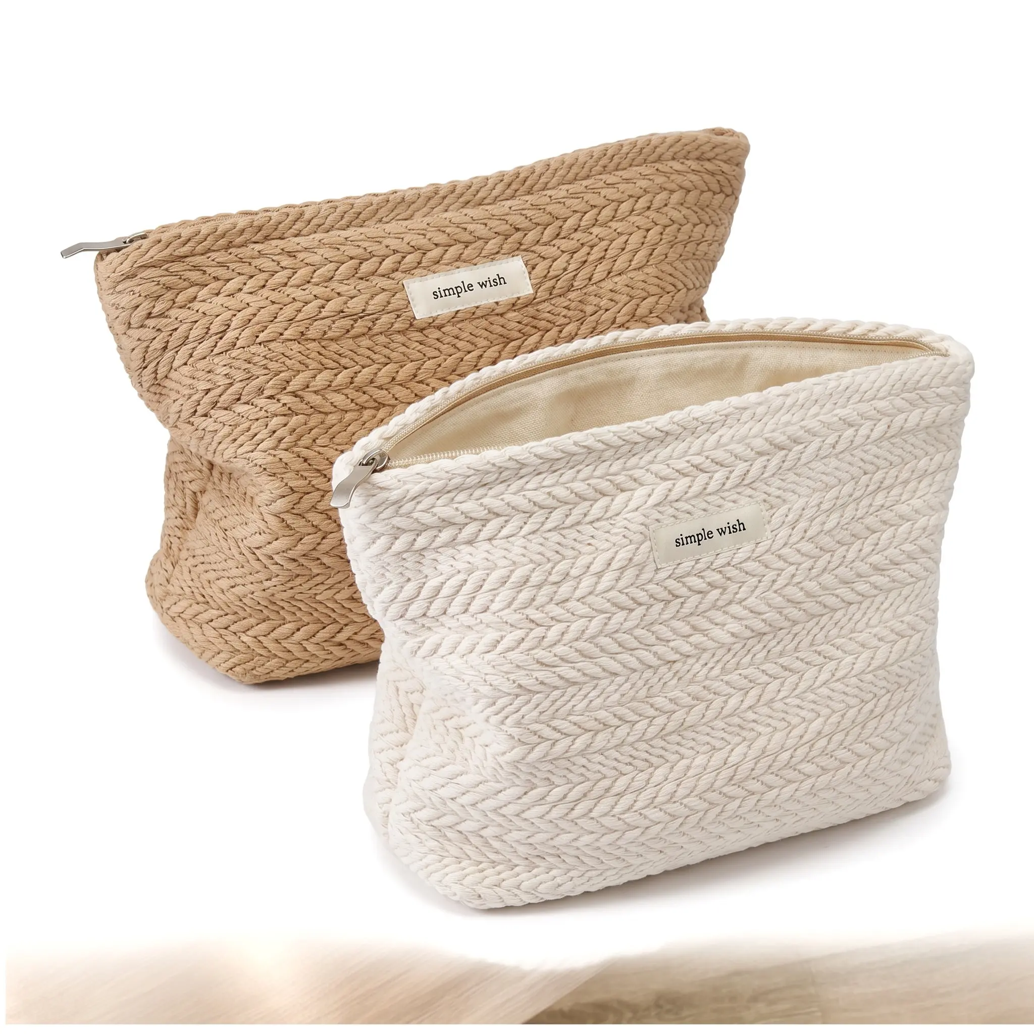 Daily Carry Cosmetic Pouch Organizer Portable Sanitary Napkin Storage Bag Solid Color Unisex Coin Purse For Women Men Daily Wear Zipper Closure