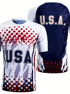 2026 American Football Fan Shirt, International Soccer Jersey, Quick-Dry Short Sleeve T-Shirt, Retro Streetwear, Casual Sports Jersey, Essential for Matches