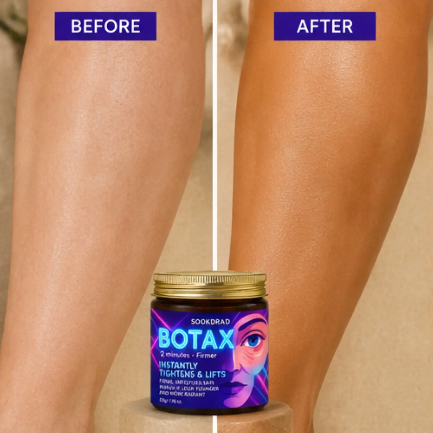 Botax, 2 minutes firmer, instantly tightens and lifts, firms skin, smoothes skin, makes skin look younger, more radiant, facial skin, ., 50g/1.76 oz