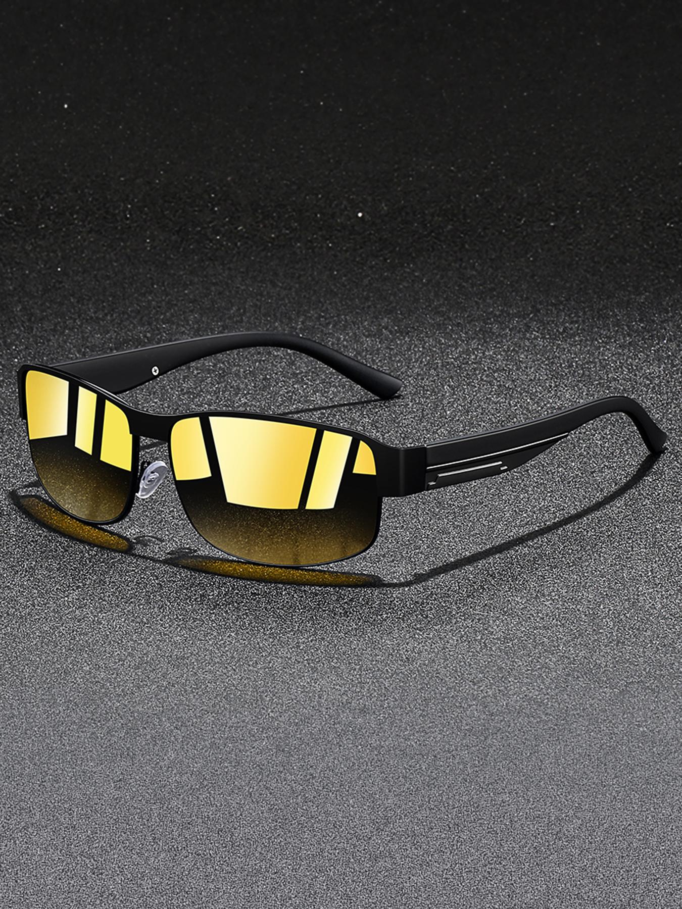 The latest metal frame retro square men's sunglasses come in various colors for personalization. They feature UV400 lenses for outdoor eye protection and spring hinges on temples for long-term comfort. The latest metal frame retro square men's sunglasses come in various colors for personalization. They feature UV400 lenses for outdoor eye protection and spring hinges on temples for long-term comfort.