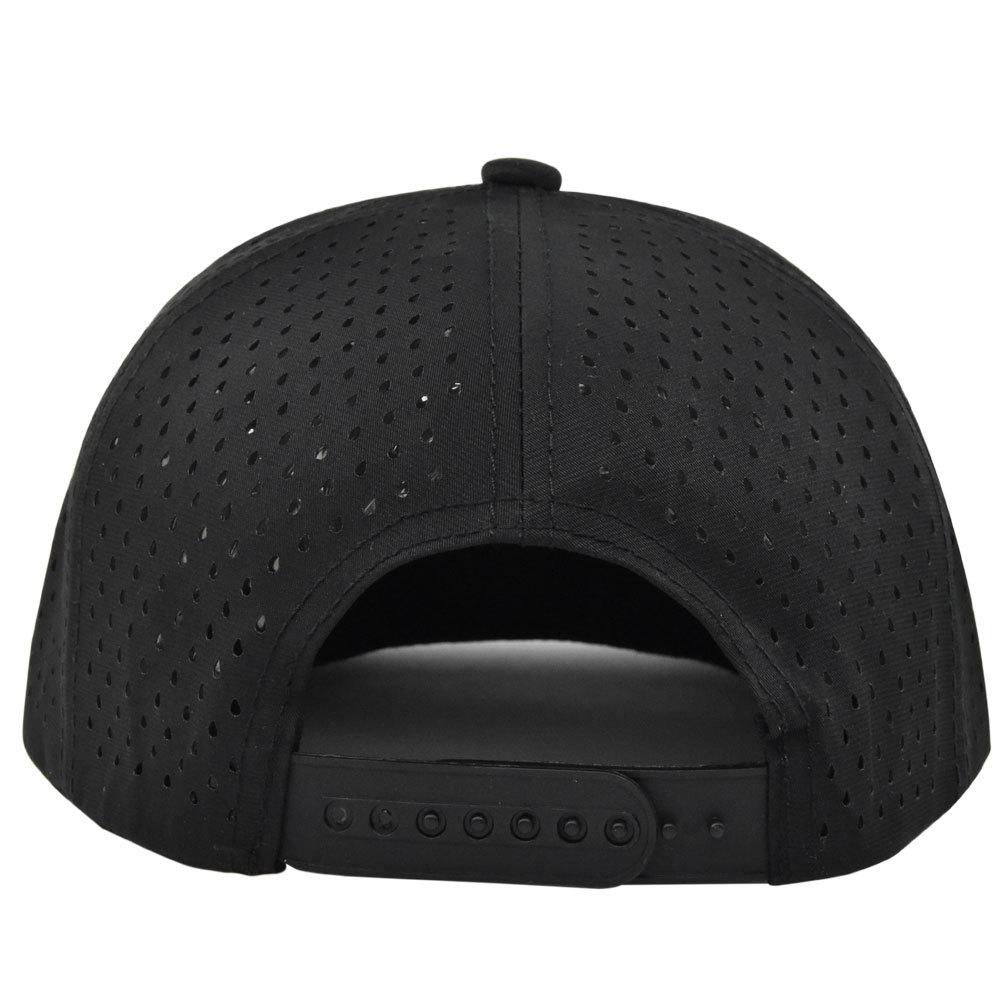 Cross-border 6-panel hard-brim flat cap adult mesh cap advertising hip-hop cap custom logo curved brim sunshade cap