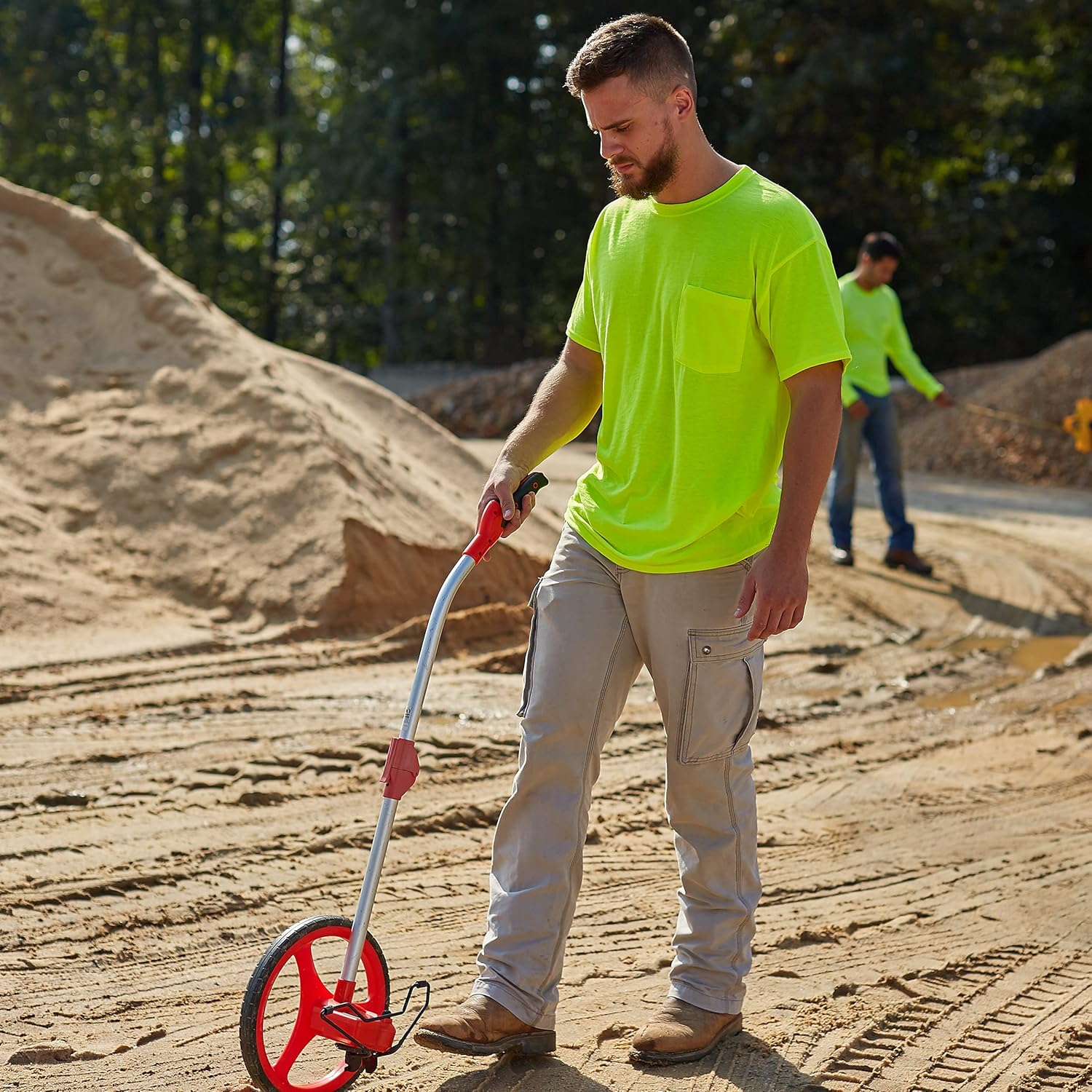 Men's Work Socks, Cushioned Crew Socks, Moisture-Wicking Socks & Odor Control, Black & White, 6 & 12 Pack Available
