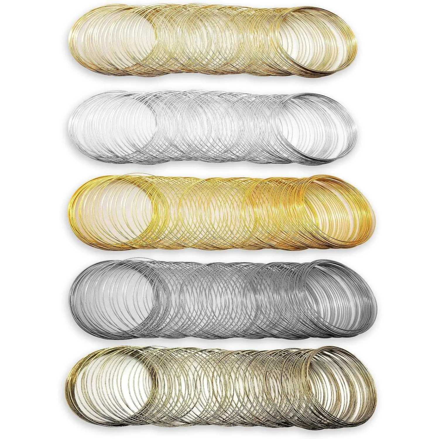 500 Loops  Wire Memory Beading Wire Steel Memory Wire Cuff Bangle Bracelet for  Making Supplies Art Creation Bracelet Necklace DIY Crafts Making  Making Dolls