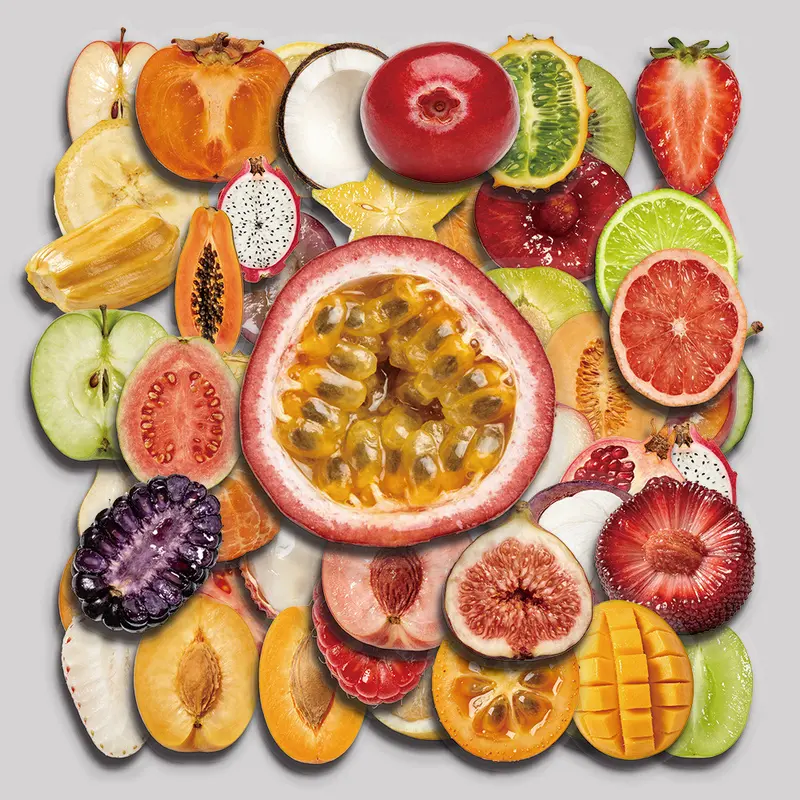 50PCS Cut fruit Aesthetic Vinyl Stickers Pack for Laptop Water Bottle Phone Case Skateboard Journal Scrapbook DIY Decoration