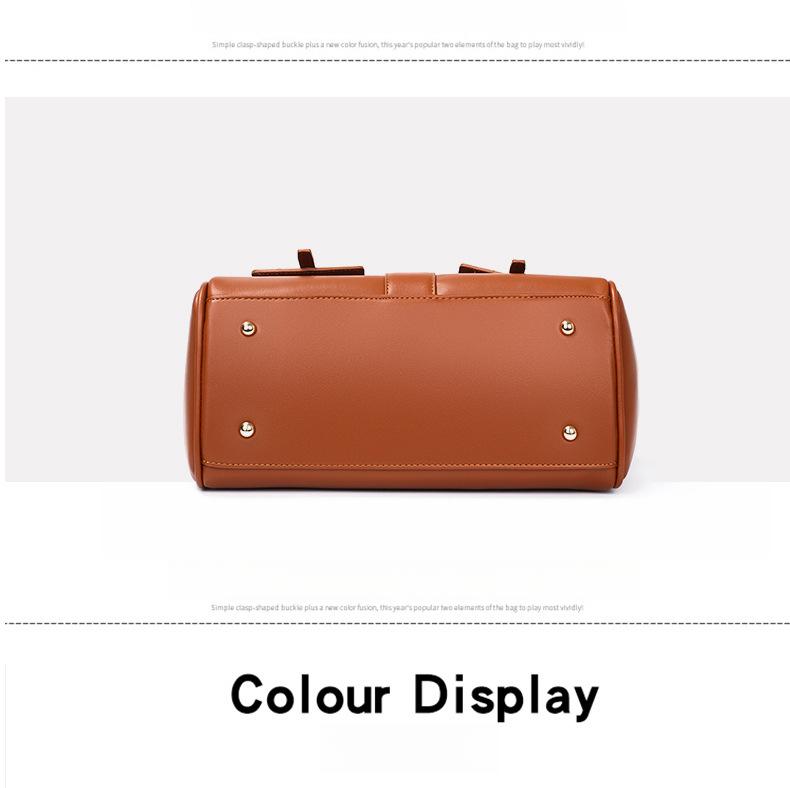 Vintage Handheld Tote Bag, New Large-Capacity Briefcase for Women, Suitable for Business Trips and Commuting