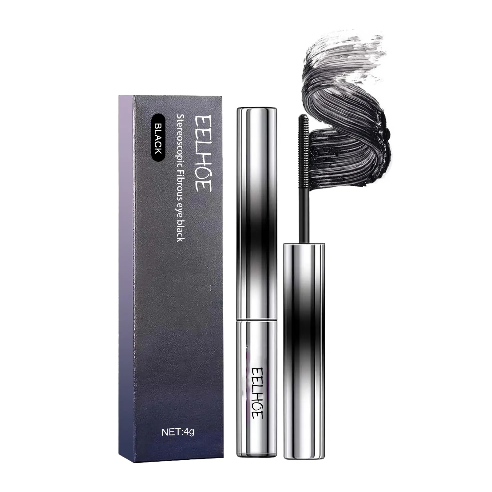 Mascara: Naturally light, silky smooth, easy to apply, perfect for daily beautiful eye makeup, non-smudging, convenient mascara vintage personal care grey
