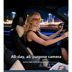Day and night vision goggles for driving, night vision discoloration sunglasses for night driving, anti-high beam glasses for men