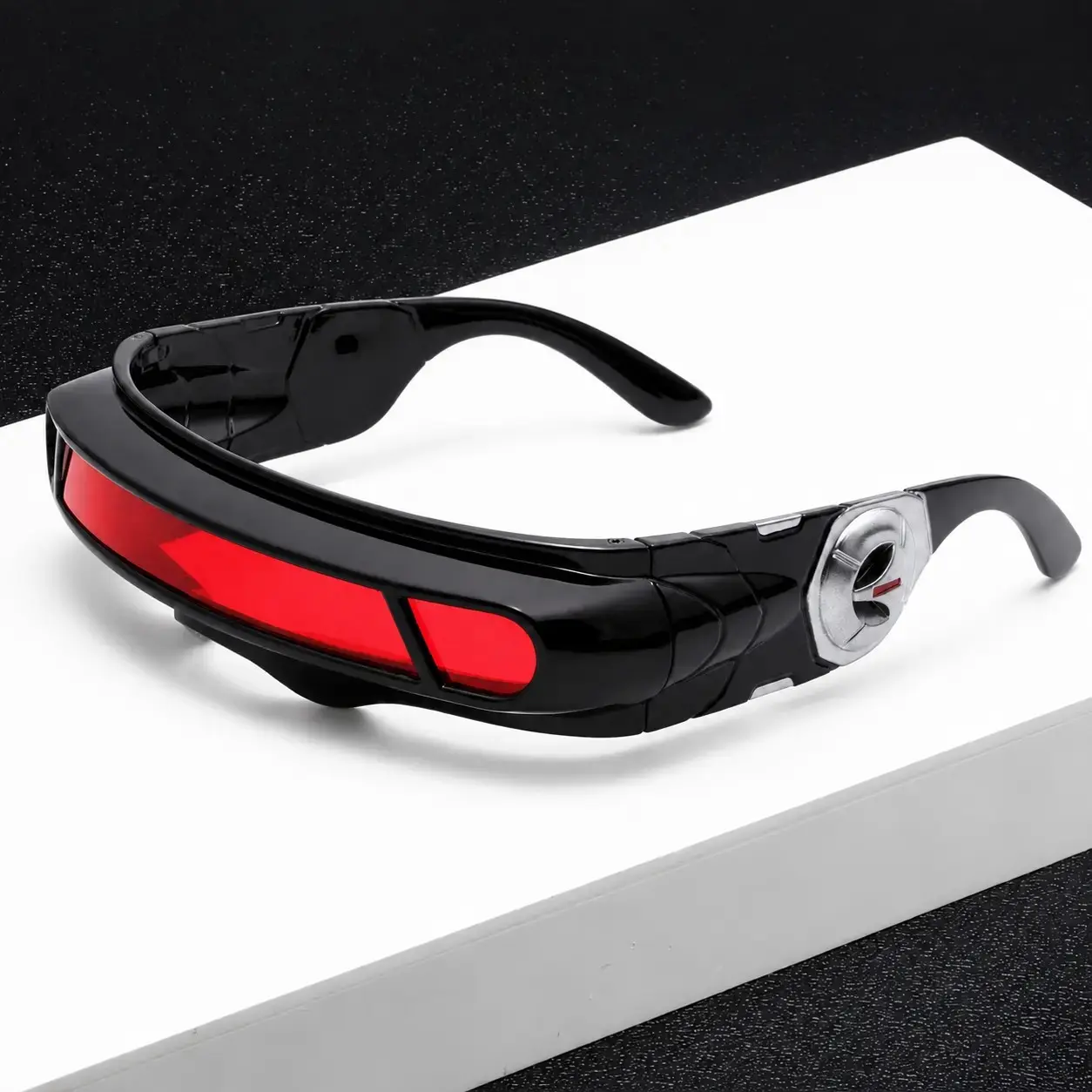 Future Tech Single Lens Glasses, Cyberpunk Style Accessory, Music Festival Party Props, Halloween Cosplay Photo Props