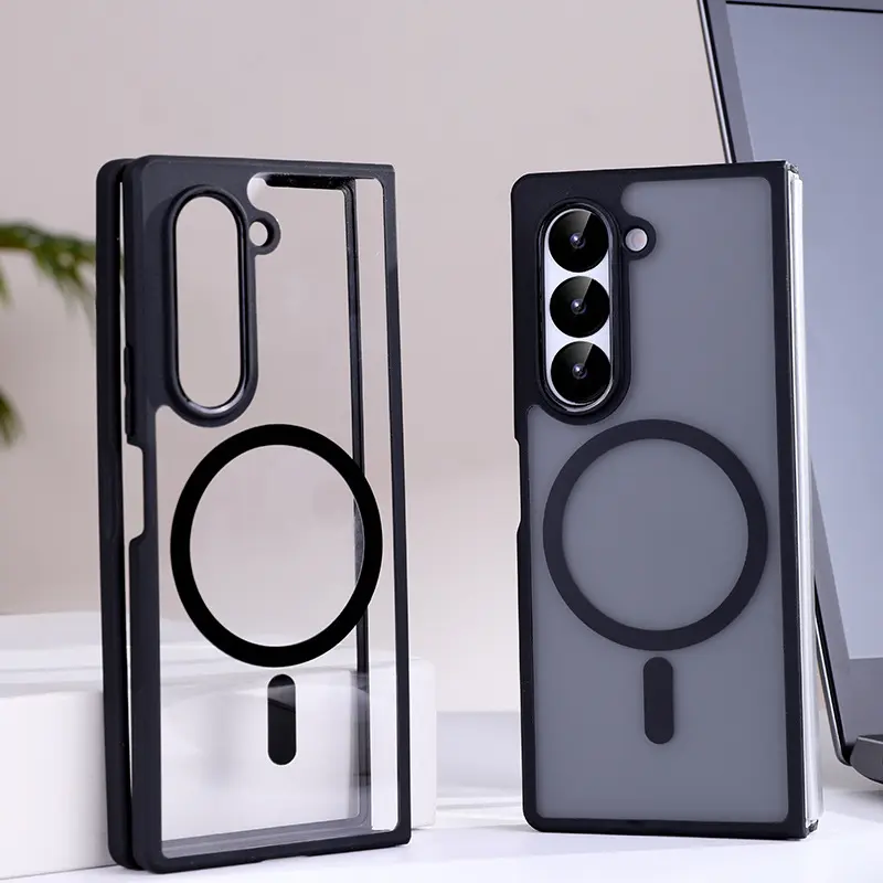 Compatible with Z Fold7/6/5/4/8 | Matte Full Wrap Shockproof Foldable Phone Case HNZ0262