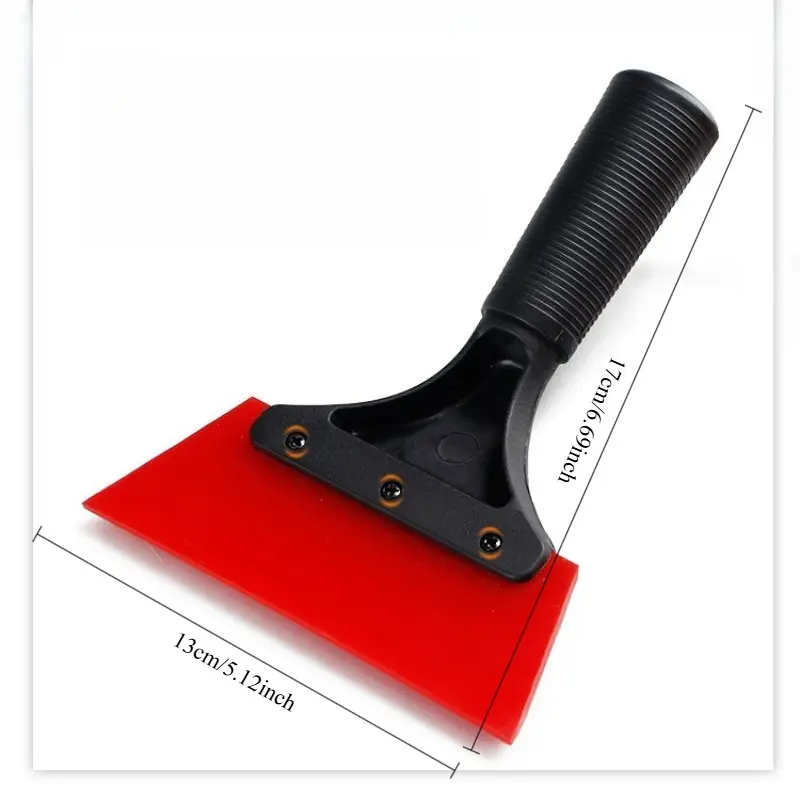 Plastic Cowhide Film Scraper Cleaning Tool Set, Glass Soft Scratch Car Wiper, Automotive Film Application Tools, Tough Scraper