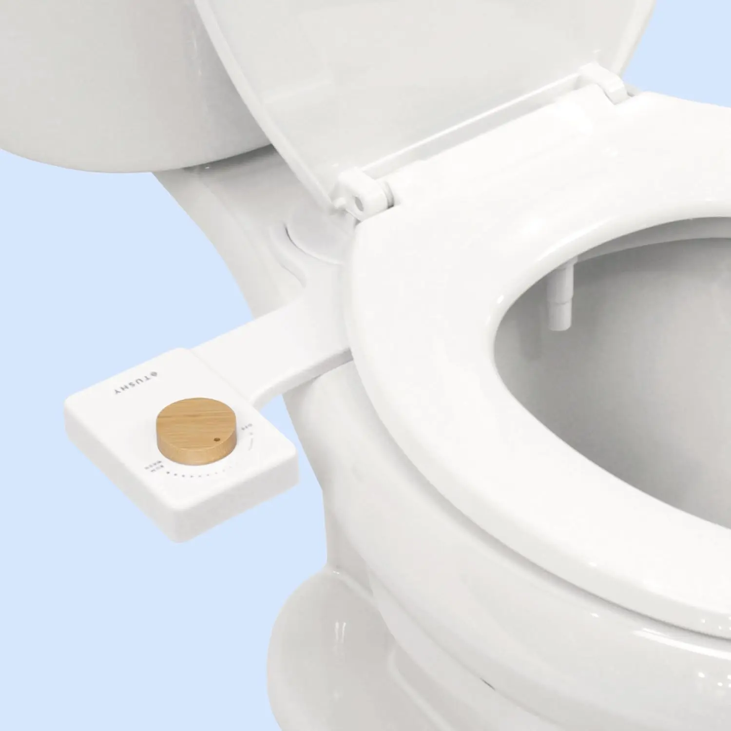 Ultra-Slim Starter Bidet Attachment for Toilet | Non-Electric, Adjustable Water , Cool Water Rear Wash, Self-Cleaning | Fits Elongated & Round Toilets, Easy 10 Min Install,